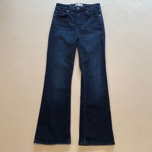 FRAME Le Crop Mini Boot Jeans Women Size 25 Dark Wash High Rise Bootcut Denim